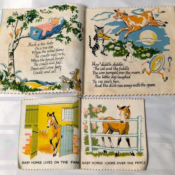 BABY BOOKS BOY BLUE BOOK AND BABY HORSE CLOTH BOOK LOT KIDS CHILDREN VINTAGE - Picture 4 of 14